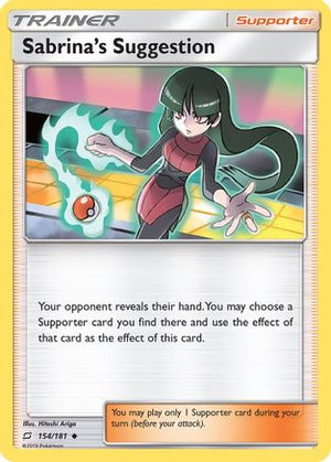 Sabrina's Suggestion 154/181 - SM  Team Up - Poke-Collect