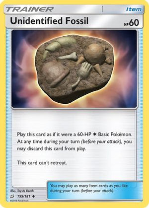 Unidentified Fossil 155/181 - Team Up Reverse Holofoil - Poke-Collect