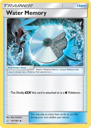 Water Memory 157/181 - Team Up Reverse Holofoil - Poke-Collect