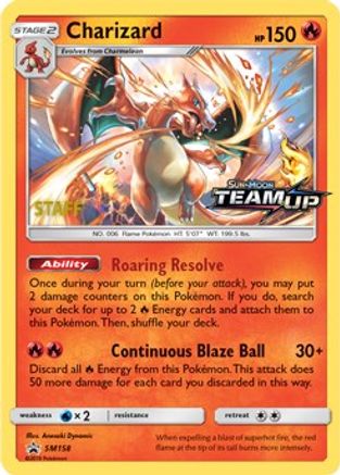 Charizard - SM158 [Staff] SM158 - SM Promos Holofoil - Poke-Collect