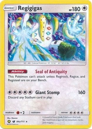 Regigigas - 84a/111 84a/111 - Alternate Art Promos Holofoil - Poke-Collect