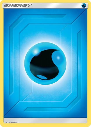 Water Energy (2019 Unnumbered) - SM  Team Up Reverse Holofoil - Poke-Collect