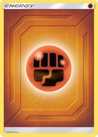 Fighting Energy (2019 Unnumbered) - SM  Team Up Reverse Holofoil - Poke-Collect