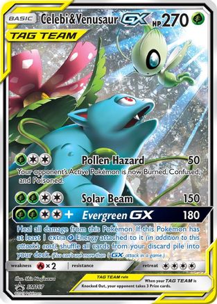 Celebi & Venusaur GX - SM167 SM167/248 - SM Promos Holofoil - Poke-Collect