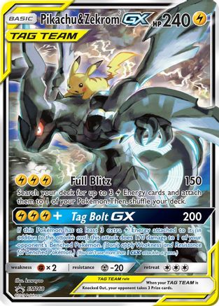 Pikachu & Zekrom GX SM168/248 - SM Promos Holofoil - Poke-Collect