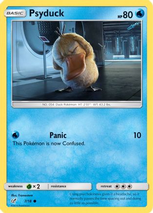 Psyduck (Holo Common) 7/18 - Detective Pikachu Holofoil - Poke-Collect
