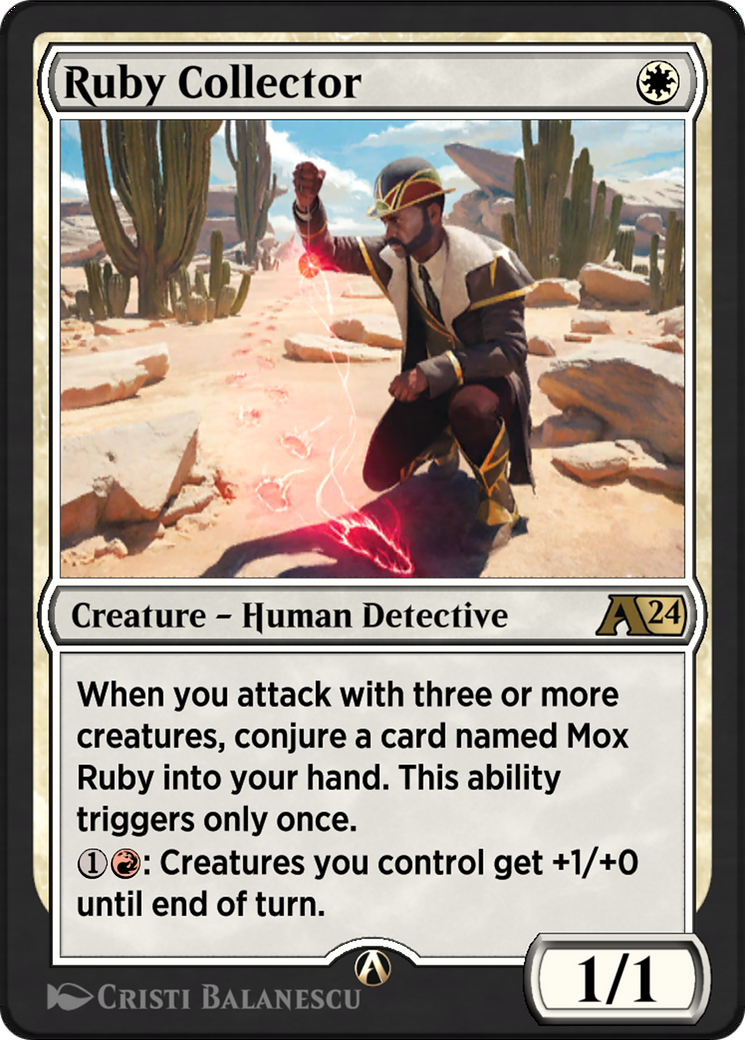 Ruby Collector (YOTJ-003) - Alchemy: Outlaws of Thunder Junction - Poke-Collect
