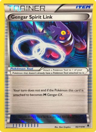 Gengar Spirit Link - 95/119 (Alternate Holo) (Gamestop Exclusive) 95 - Miscellaneous Cards & Products Holofoil - Poke-Collect