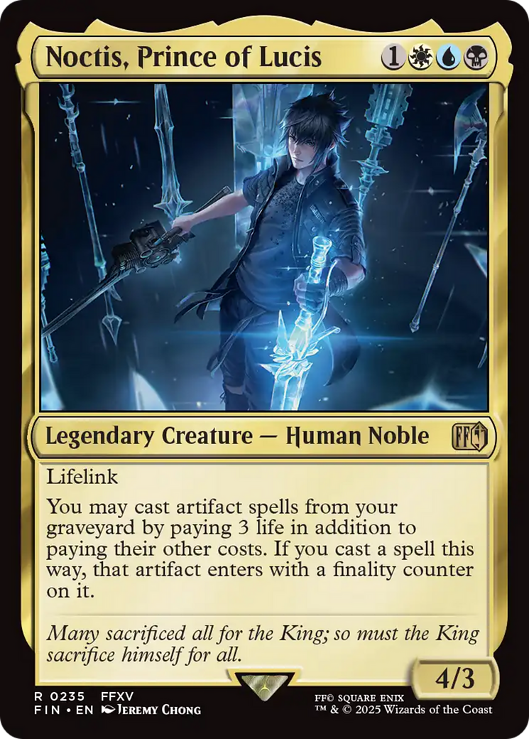 Noctis, Prince of Lucis (FIN-235) - FINAL FANTASY Foil - Poke-Collect