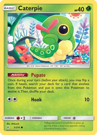 Caterpie 2/214 - SM  Unbroken Bonds - Poke-Collect