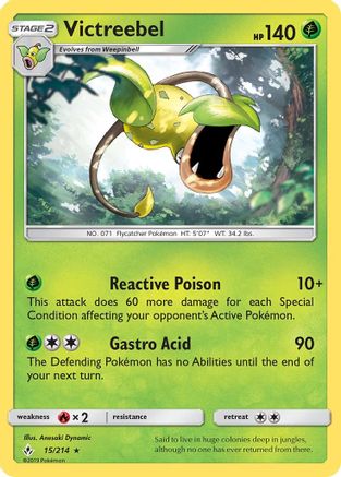 Victreebel 15/214 - Unbroken Bonds - Poke-Collect