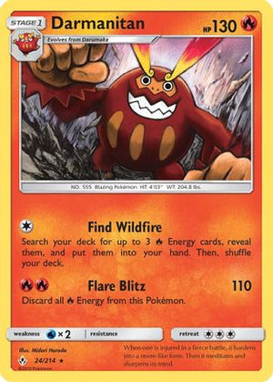 Darmanitan 24/214 - SM  Unbroken Bonds - Poke-Collect