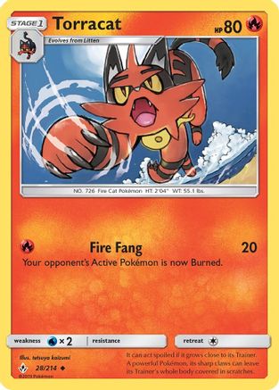 Torracat 28/214 - Unbroken Bonds - Poke-Collect