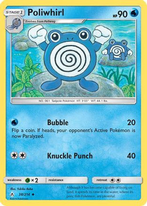 Poliwhirl 38/214 - SM  Unbroken Bonds - Poke-Collect