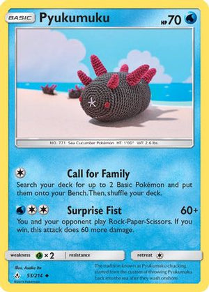 Pyukumuku 53/214 - SM  Unbroken Bonds - Poke-Collect