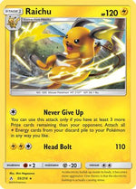 Raichu 55/214 - SM  Unbroken Bonds Reverse Holofoil - Poke-Collect