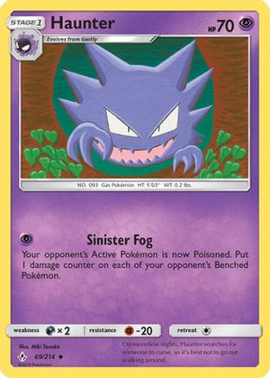 Haunter 69/214 - SM  Unbroken Bonds Reverse Holofoil - Poke-Collect