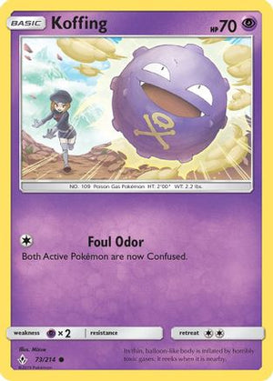 Koffing 73/214 - SM  Unbroken Bonds Reverse Holofoil - Poke-Collect