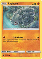 Rhyhorn (92) 92/214 - SM  Unbroken Bonds Reverse Holofoil - Poke-Collect