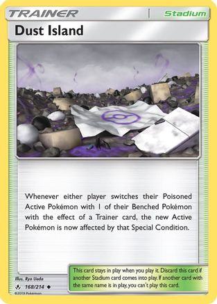 Dust Island 168/214 - SM  Unbroken Bonds - Poke-Collect
