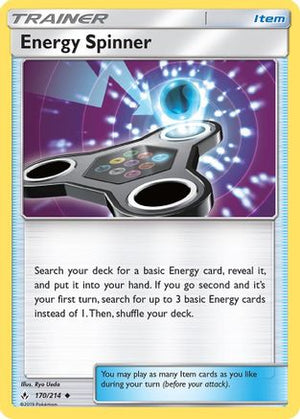 Energy Spinner 170/214 - SM  Unbroken Bonds - Poke-Collect