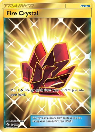 Fire Crystal (Secret) 231/214 - SM  Unbroken Bonds Holofoil - Poke-Collect