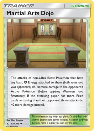 Martial Arts Dojo 179/214 - SM  Unbroken Bonds - Poke-Collect