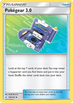 Pokegear 3.0 182/214 - SM  Unbroken Bonds - Poke-Collect