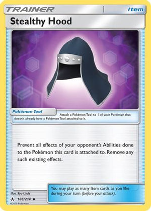 Stealthy Hood 186/214 - Unbroken Bonds - Poke-Collect