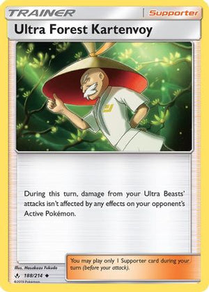 Ultra Forest Kartenvoy 188/214 - Unbroken Bonds Reverse Holofoil - Poke-Collect