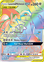 Lucario & Melmetal GX (Secret) 224/214 - SM  Unbroken Bonds Holofoil - Poke-Collect