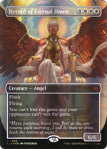 Herald of Eternal Dawn (FDN-368) - Foundations (Borderless) Foil - Poke-Collect