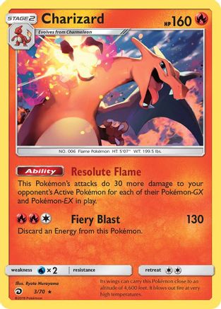 Charizard - 3/70 (Let's Play, Eevee!) 3 - Deck Exclusives - Poke-Collect