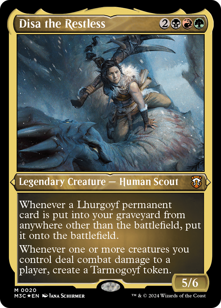 Disa the Restless (M3C-020) - Modern Horizons 3 Commander Etched Foil - Poke-Collect