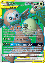 Rowlet & Alolan Exeggutor GX (Full Art) 214/236 - SM  Unified Minds Holofoil - Poke-Collect