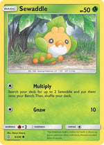 Sewaddle (6) 6/236 - SM  Unified Minds - Poke-Collect