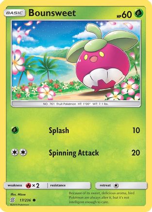 Bounsweet 17/236 - SM  Unified Minds - Poke-Collect