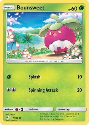 Bounsweet 17/236 - SM  Unified Minds - Poke-Collect