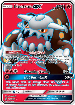 Heatran GX (Full Art) 216/236 - SM  Unified Minds Holofoil - Poke-Collect