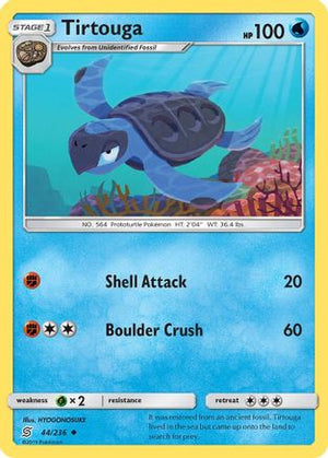 Tirtouga 44/236 - Unified Minds Reverse Holofoil - Poke-Collect