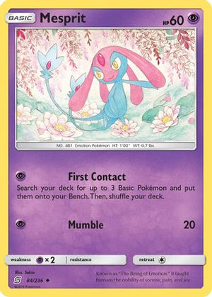 Mesprit 84/236 - SM  Unified Minds - Poke-Collect