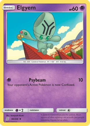 Elgyem 90/236 - SM  Unified Minds - Poke-Collect