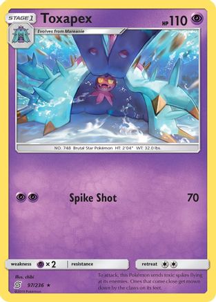 Toxapex 97/236 - Unified Minds - Poke-Collect