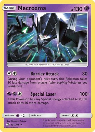 Necrozma 101/236 - SM  Unified Minds - Poke-Collect