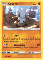 Cubone 105/236 - SM  Unified Minds Reverse Holofoil - Poke-Collect