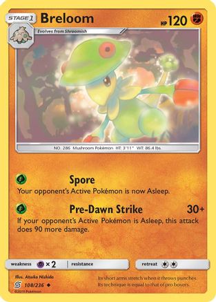 Breloom 108/236 - SM  Unified Minds - Poke-Collect