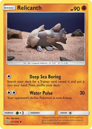 Relicanth 111/236 - SM  Unified Minds - Poke-Collect