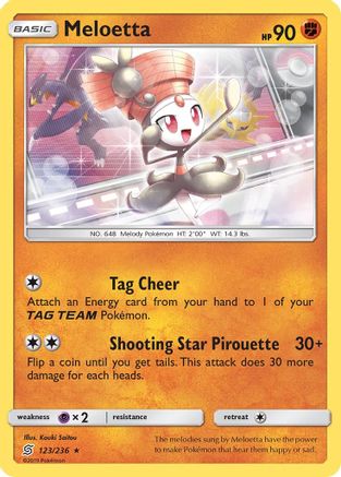 Meloetta 123/236 - SM  Unified Minds - Poke-Collect