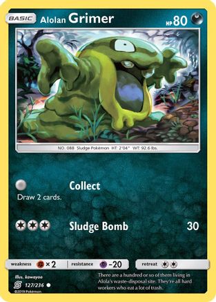 Alolan Grimer 127/236 - SM  Unified Minds - Poke-Collect
