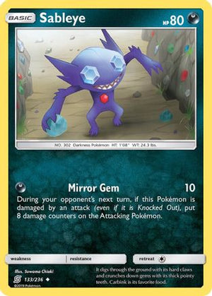 Sableye 133/236 - SM  Unified Minds - Poke-Collect
